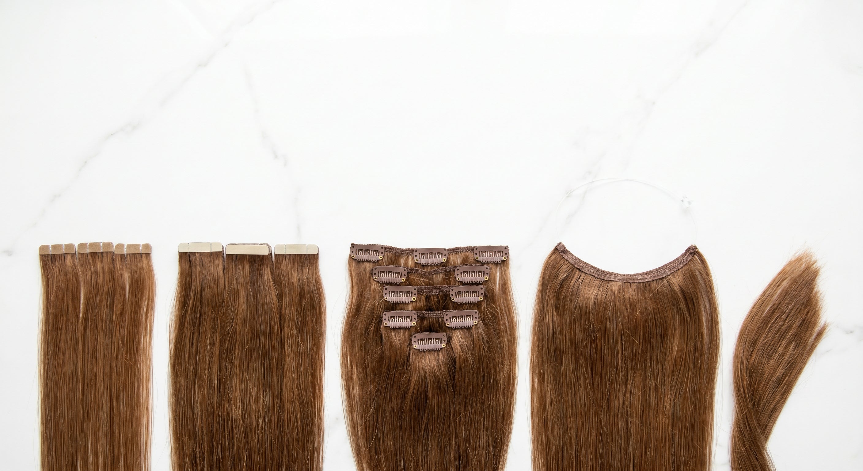 Tape-In vs. Clip-In vs. Halo: Which Hair Extension Type Is Right for You?