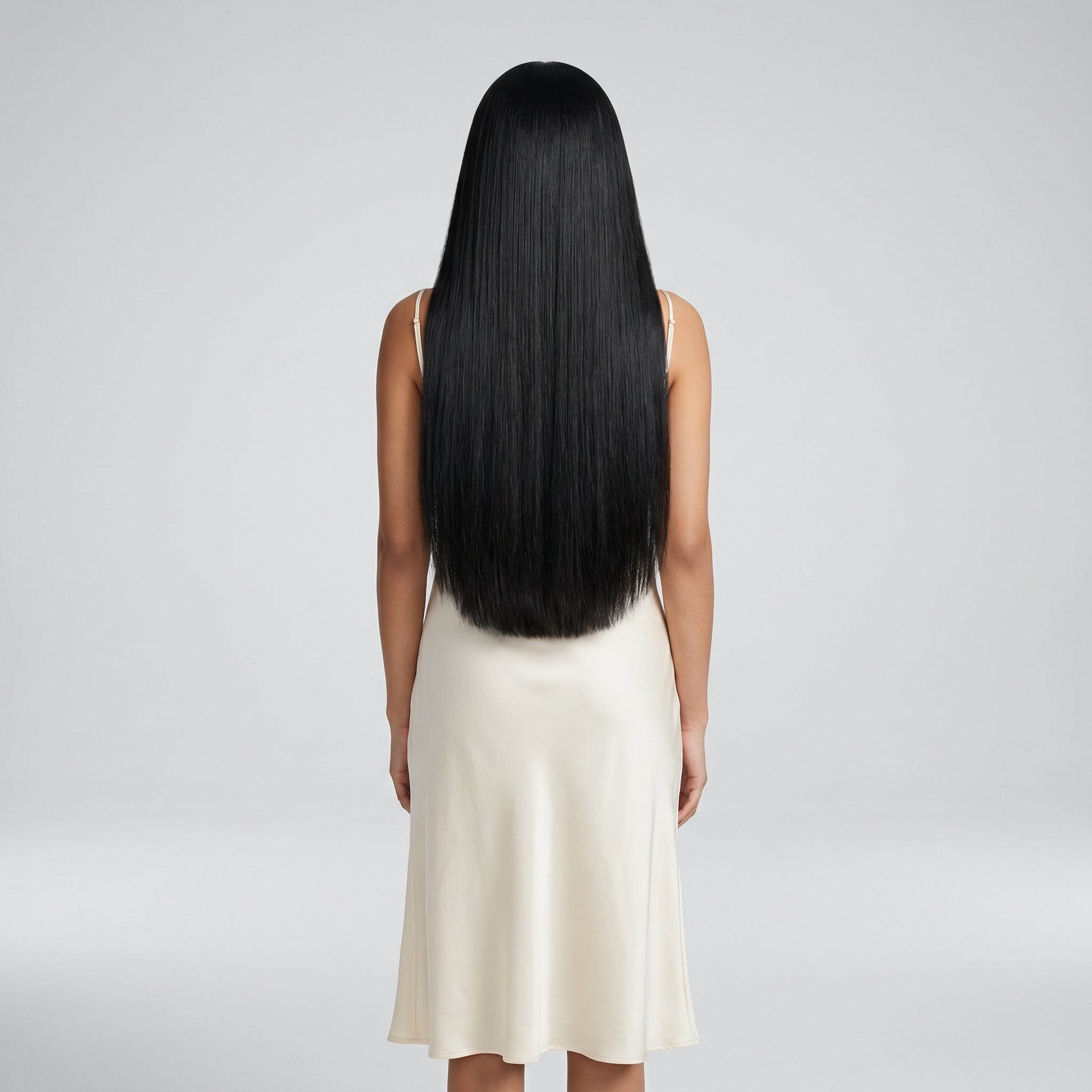 Tape-In straight backshot - #1B