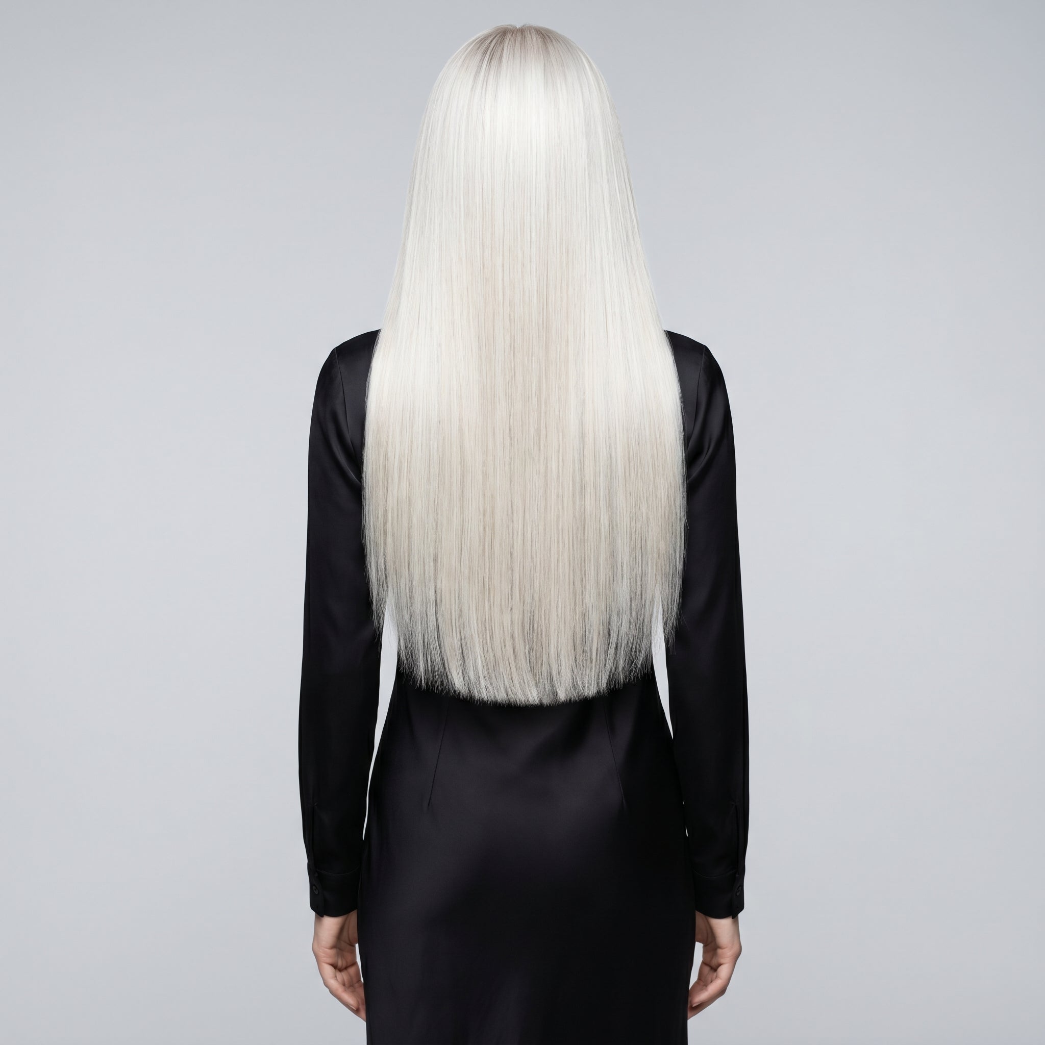 Tape-In straight backshot - #Ice