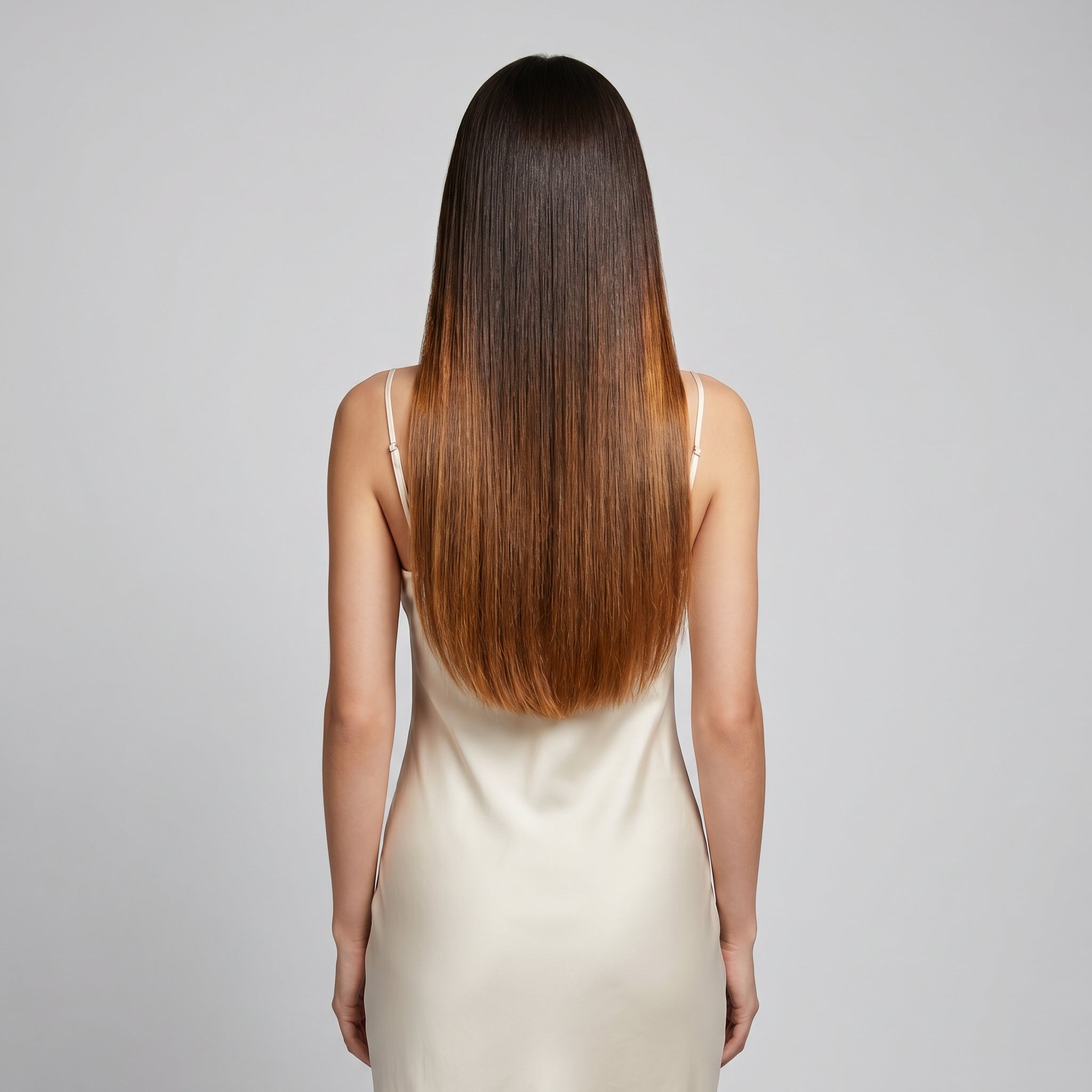 Clip-In straight backshot - #T2-8