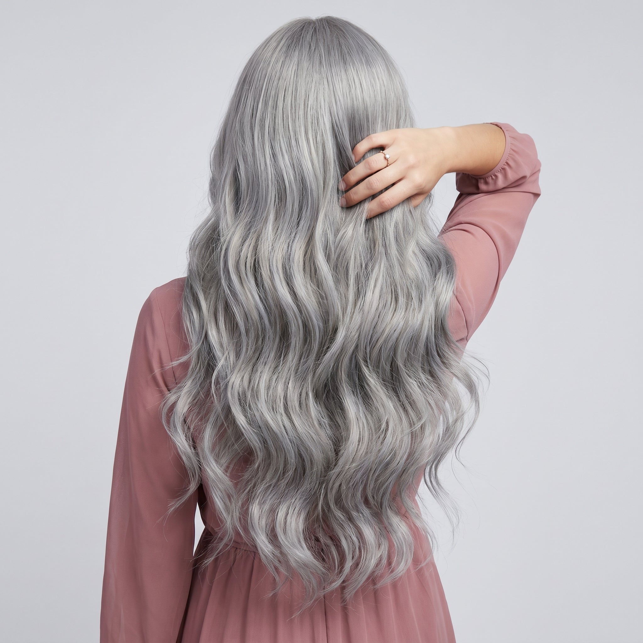 Tape-In waves backshot - #Grey