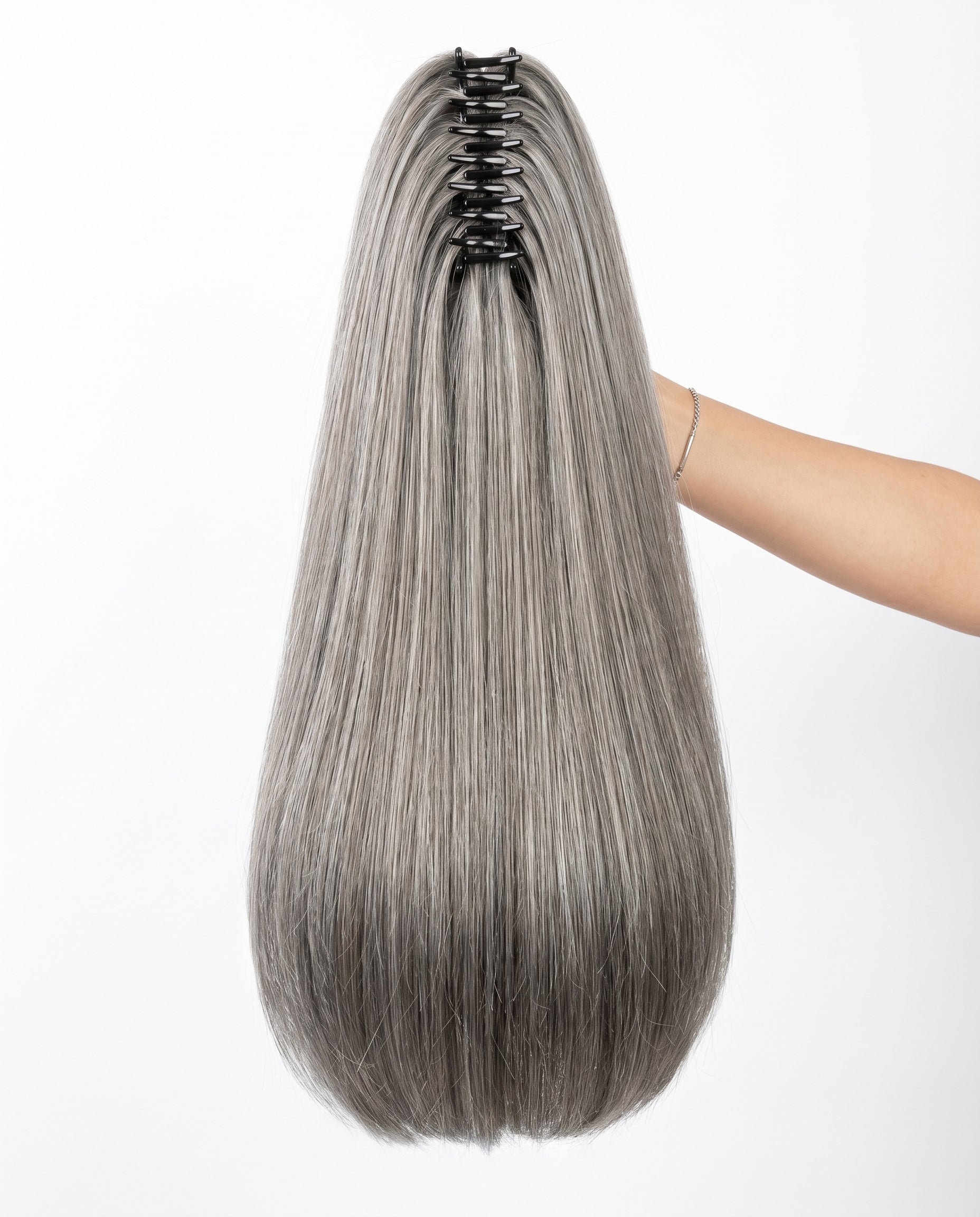 Ponytail Extensions #Grey - Product