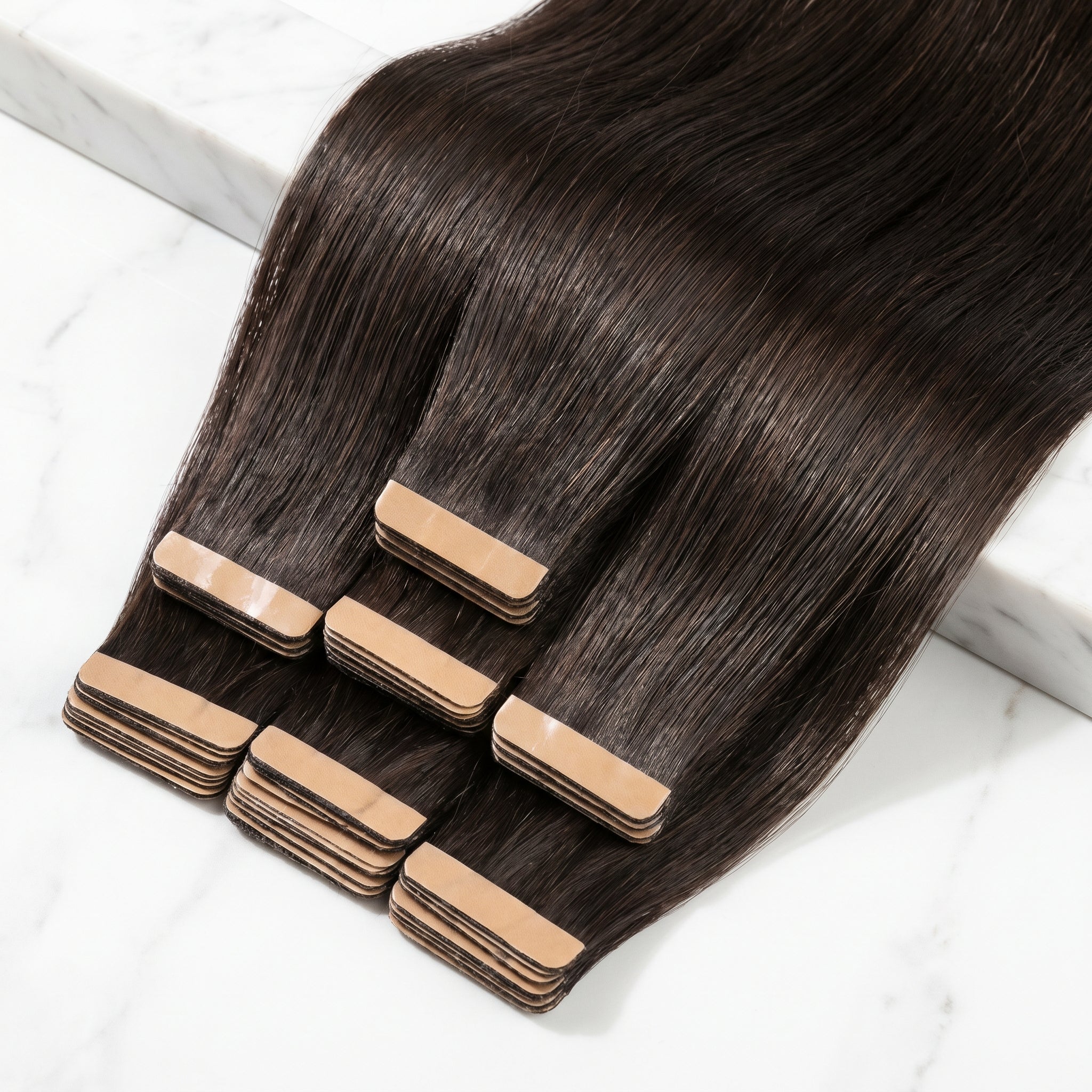 Tape-In Extensions — #1B Natural Black