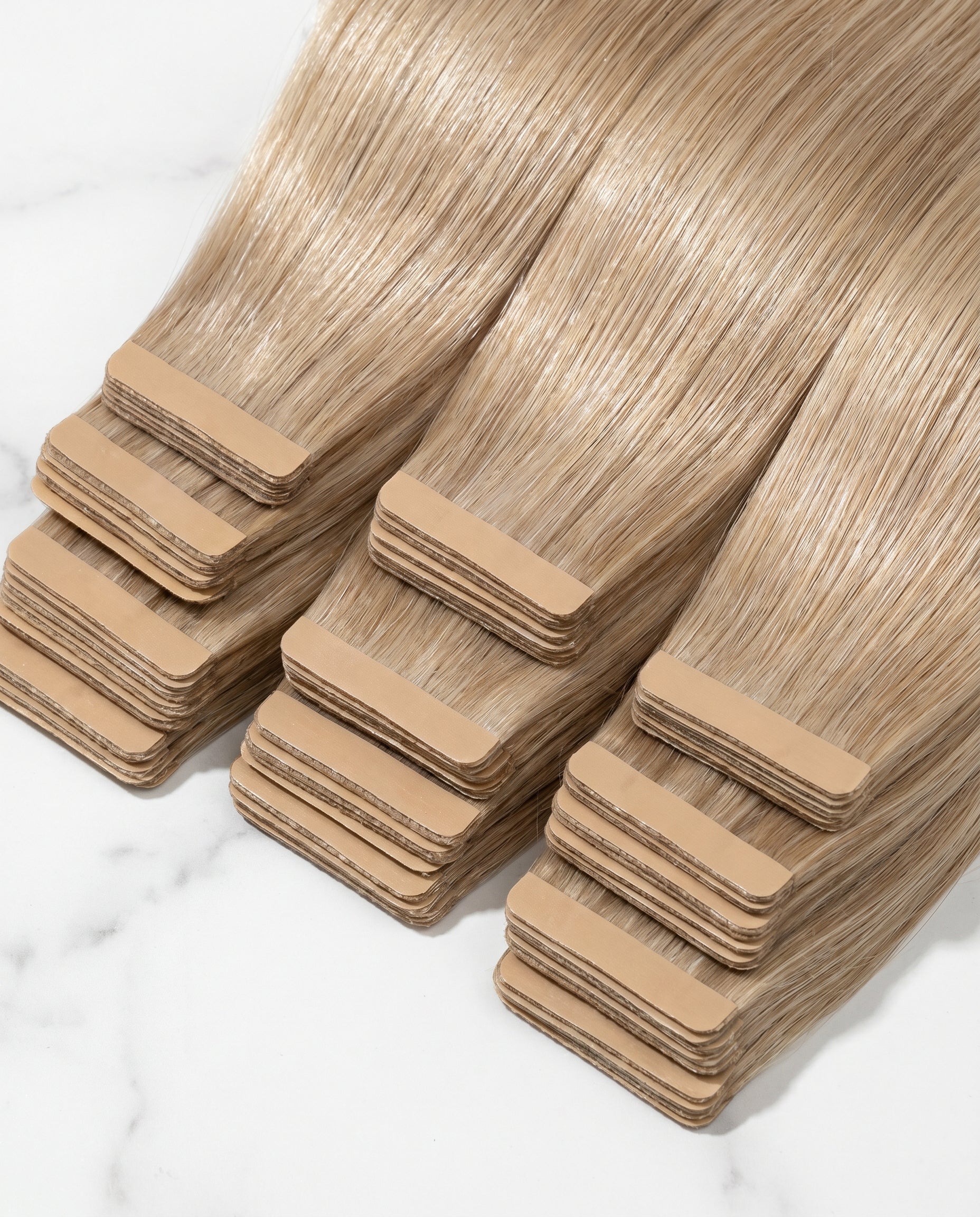 Tape-In Extensions — #20 Light Ash Blonde