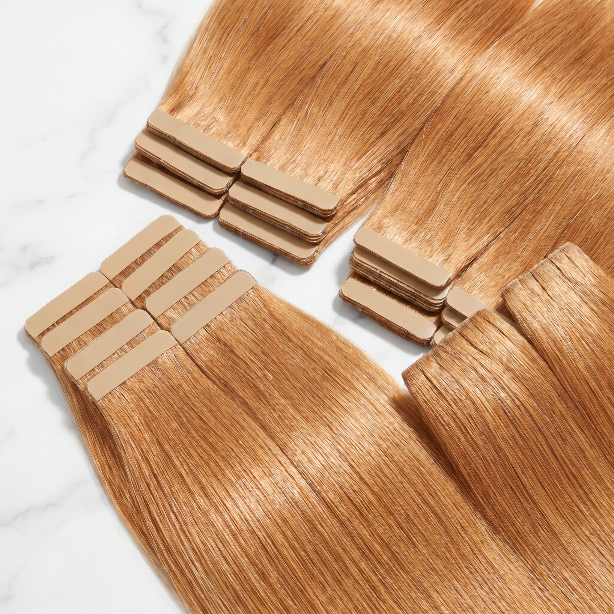 Tape-In Extensions — #27 Honey Blonde
