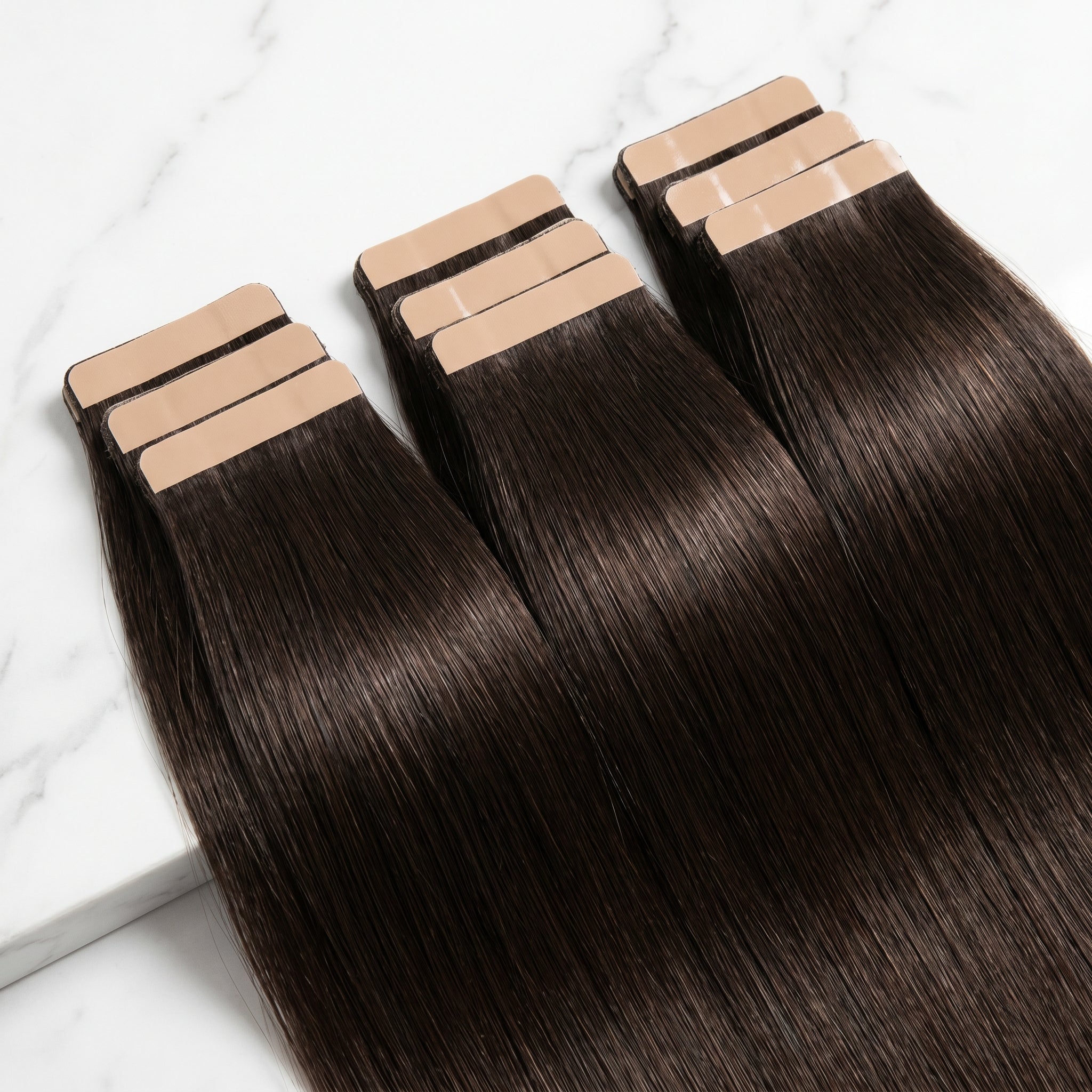 Tape-In Extensions — #3 Dark Brown