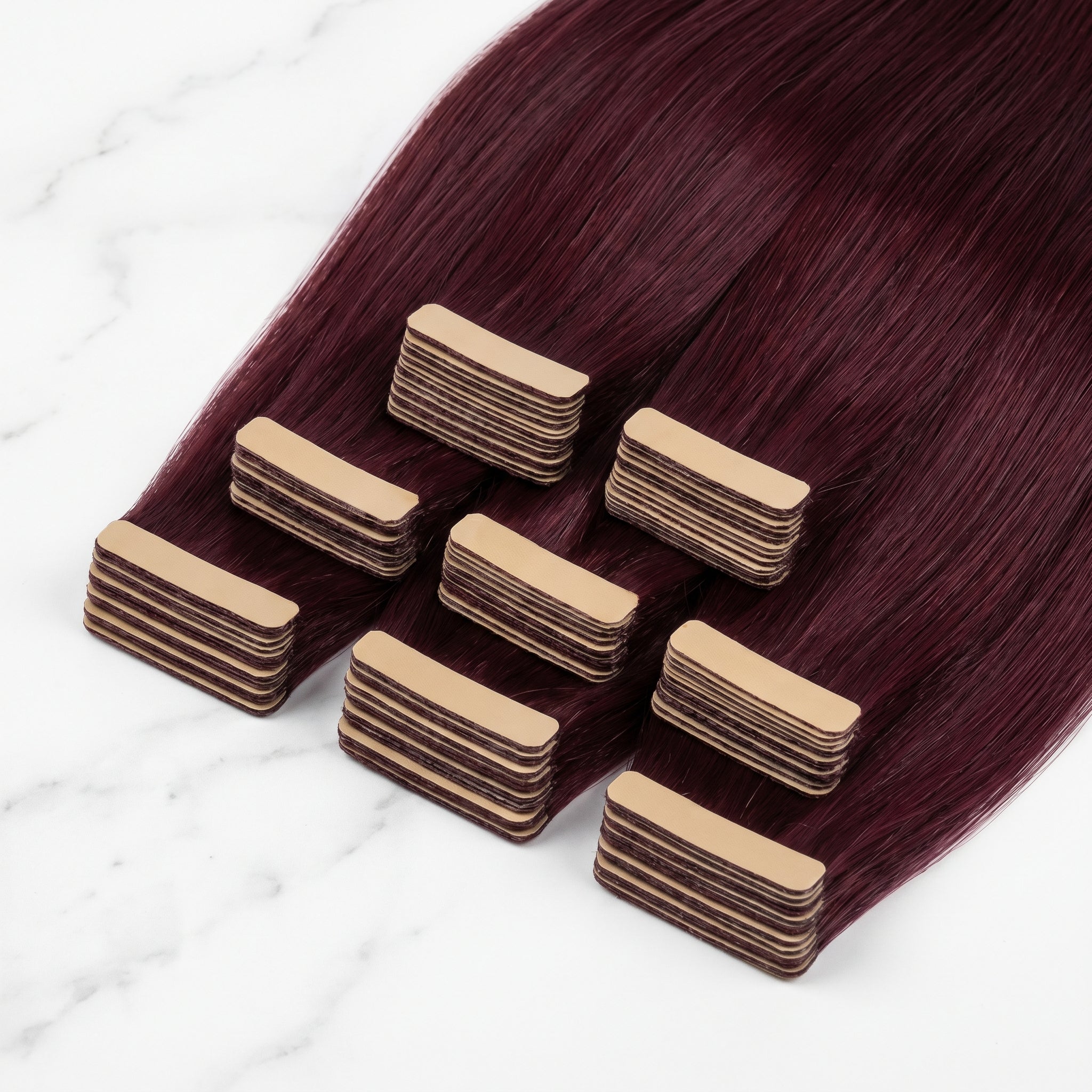 Tape-In Extensions — #99J Burgundy Wine