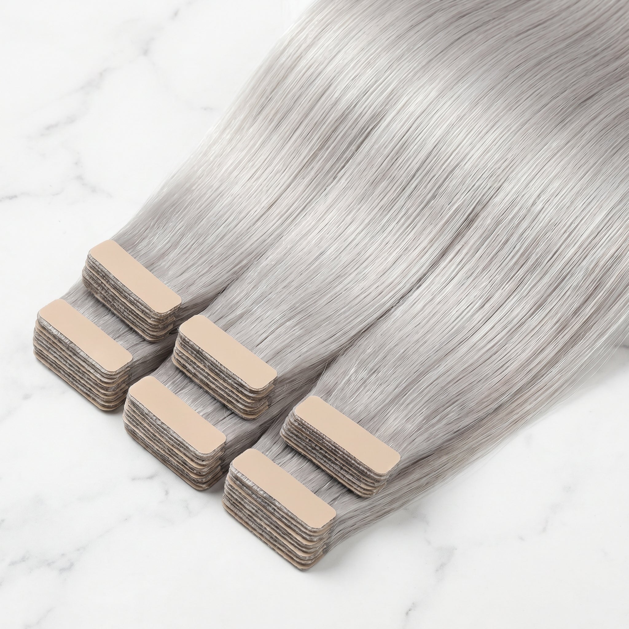 Tape-In Extensions — #M60/Ice Platinum Ice Blend