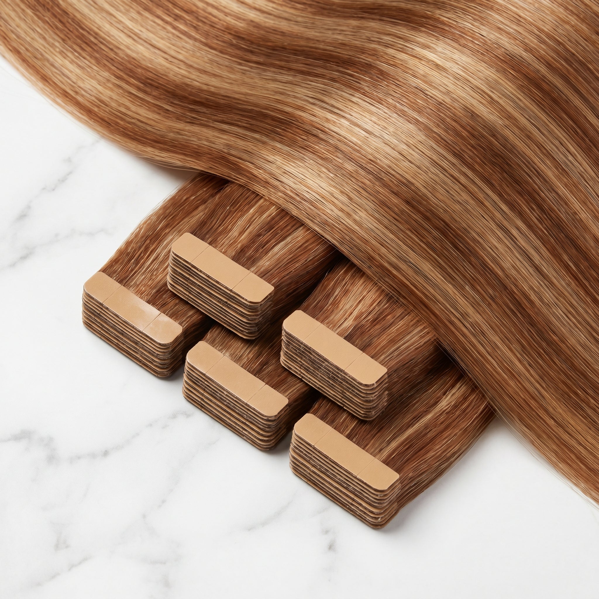 Tape-In Extensions — #T8-P8/22 Ash Brown to Champagne
